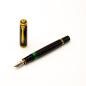 Preview: Pelikan M800 Old Style 1989-1997 Schwarz 18K M Nib Fountain-Pen Kappe Beschädigt