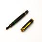 Preview: Pelikan M800 Old Style 1989-1997 Schwarz 18K M Nib Fountain-Pen Kappe Beschädigt