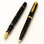 Preview: Pelikan M600 + D600 SET Schwarz Füller Pen 18K M Kugelschreiber + Leder-Etui TL2