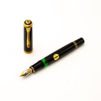 Pelikan M800 Old Style 1987-1988 Schwarz 14K B Nib Fountain-Pen Füllfederhalter