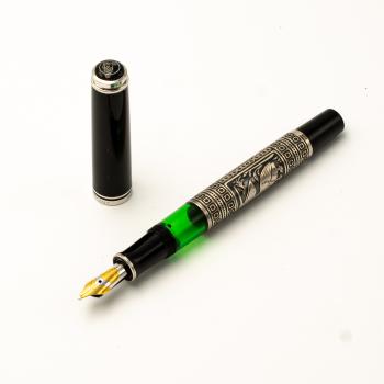 Pelikan Toledo M710 Old Style 925 Silber 18K B Nib Fountain-Pen Füllfederhalter