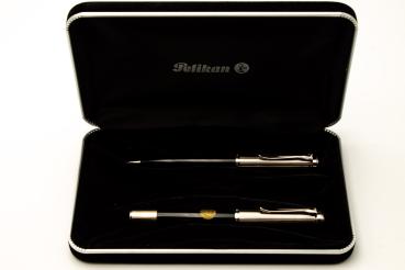 Pelikan M730 D730 NOS SET old style 18K M 925 Silber Füller Dreh-Bleistift fount