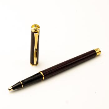 Pelikan R381 Marsala Rot marmoriert Gold Rollerball-pen NOS Tintenroller New Cl