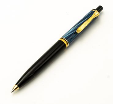 Pelikan K200 Blau marmoriert NOS old style Kugelschreiber Ballpoint-pen