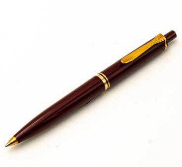 Pelikan K200 Bordeaux-Rot Gold NOS old style Kugelschreiber Ballpoint-pen