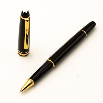 Montblanc Meisterstück 163 Classique Gold-Coated Rollerball-Pen