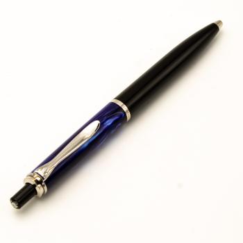 Pelikan K205 Blue Marble Kugelschreiber Ballpoint-Pen Schwrz Silber