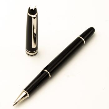 Montblanc Meisterstück 163 Classique Platinum Line Rollerball-Pen Tintenschreibe