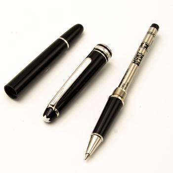Montblanc Meisterstück 163 Classique Platinum Line Rollerball-Pen Tintenschreibe