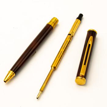 Waterman Paris Executive Ballpoint-Pen Kugelschreiber China Lack Braun Schwarz