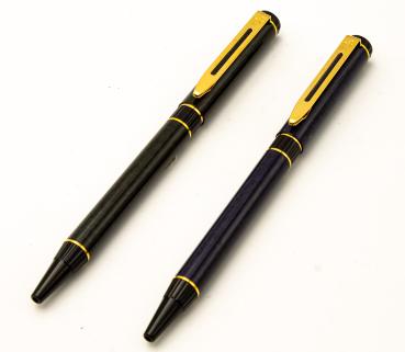Waterman Paris France Centurion SET 2x Ballpoint-Pen Kugelschreiber Blau + Grün