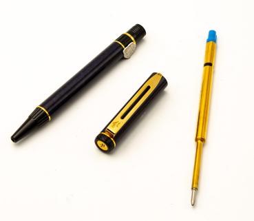 Waterman Paris France Centurion SET 2x Ballpoint-Pen Kugelschreiber Blau + Grün