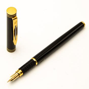 Waterman Exclusive Made in France Füllfederhalter Pen Schwarz Lacquer M 18K Nib
