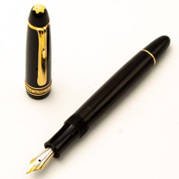 Montblanc Meisterstück 142 Zelluloid Füller 1950er vintage pen 14K M