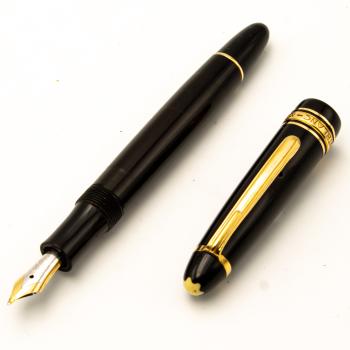 Montblanc Meisterstück 142 Zelluloid Füller 1950er vintage pen 14K M