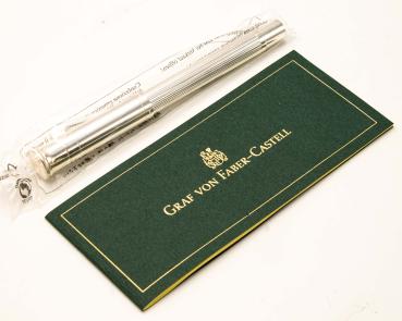 Graf von Faber-Castell Füllfederhalter versilbert 148560 vintage NOS Pen Füller