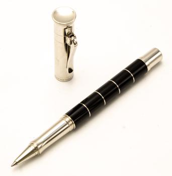 Graf von Faber-Castell Tintenroller Classic Anello Schwarz Edelharz Rollerball-P