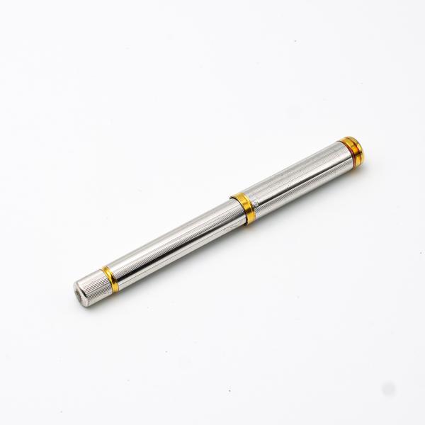 Waterman Füllfederhalter Lady Edition Silber Gold 18K OG F Patronen-Füller