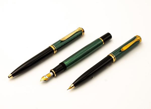 Pelikan M600 K600 D600 SET old style Grün NOS 18K M Füller Rollerball-pen Bleist