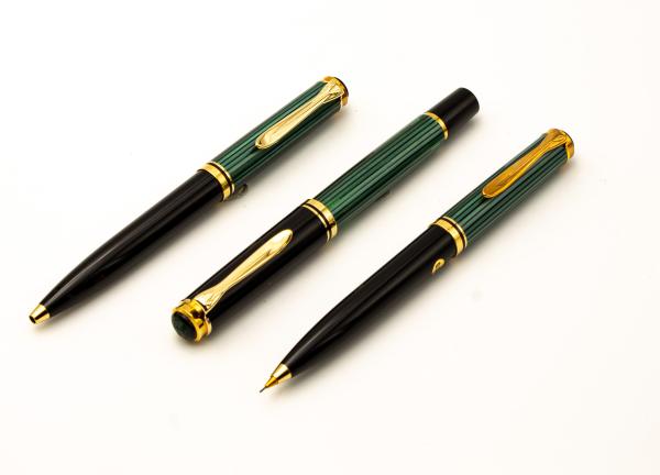 Pelikan M600 K600 D600 SET old style Grün NOS 18K M Füller Rollerball-pen Bleist