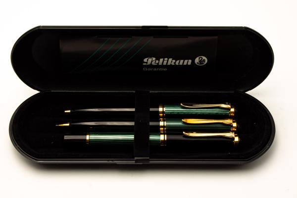 Pelikan M600 K600 D600 SET old style Grün NOS 18K M Füller Rollerball-pen Bleist