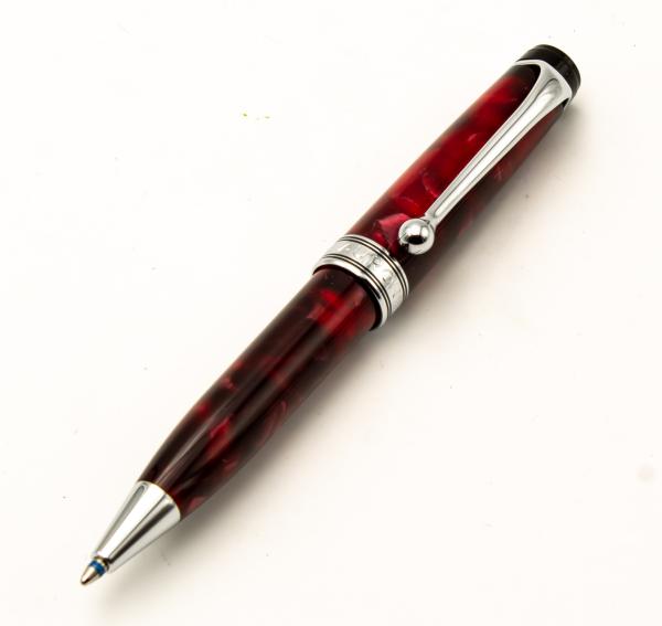 Aurora Mini Optima Ballpoint-Pen Kugelschreiber Rot marmoriert Red Marble 998