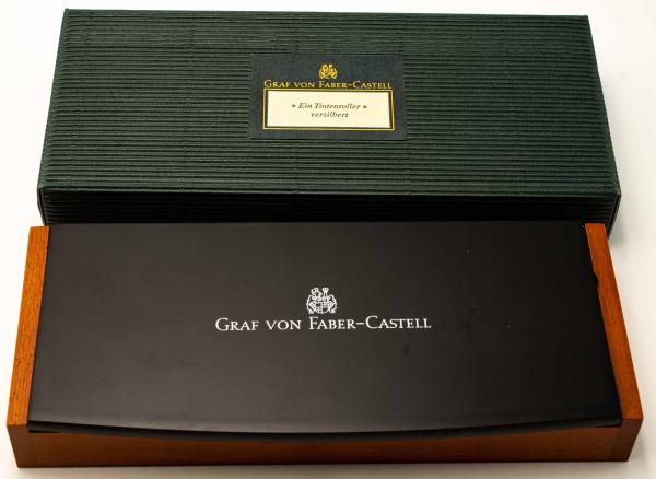 Graf von Faber-Castell Tintenroller versilbert 148512 1990er vintage NOS Rollerb