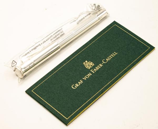 Graf von Faber-Castell Tintenroller versilbert 148512 90er vintage NOS Rollerbal