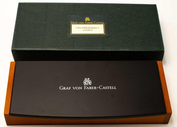 Graf von Faber-Castell Füllfederhalter versilbert 148560 vintage NOS Pen Füller