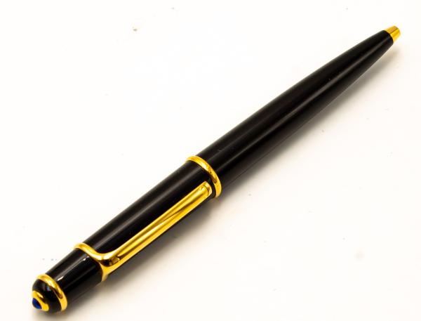 Cartier Diabolo Kugelschreiber ballpoint-pen Schwarz Gold