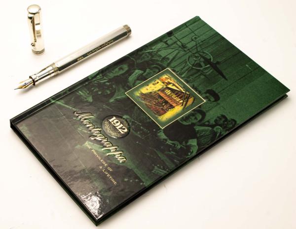 Montegrappa Reminiscence 925 Sterling Silber Füller 18K M vintage Pen NOS