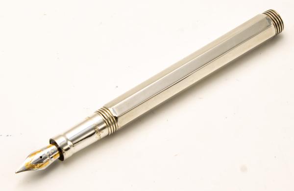 Montegrappa Reminiscence 925 Sterling Silber Füller 18K M vintage Pen NOS