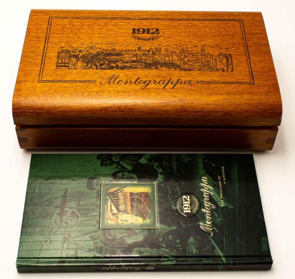 Montegrappa Reminiscence 925 Sterling Silber Füller 18K M vintage Pen NOS